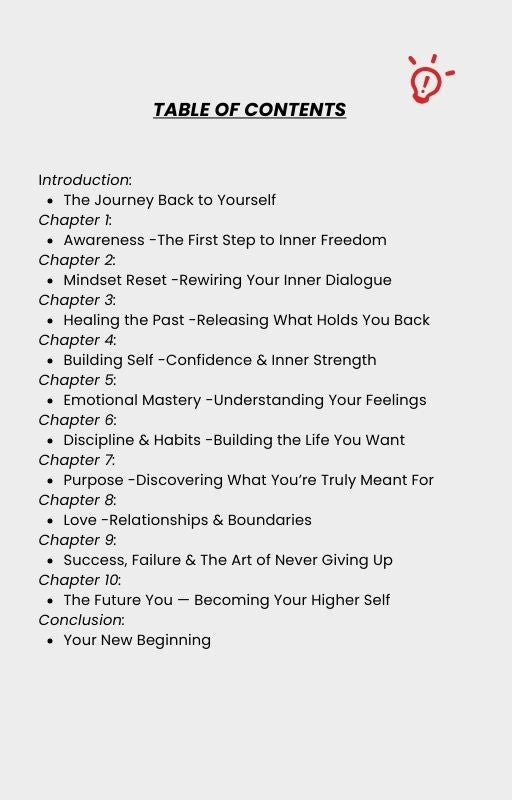 Guide to Self-Enhancement