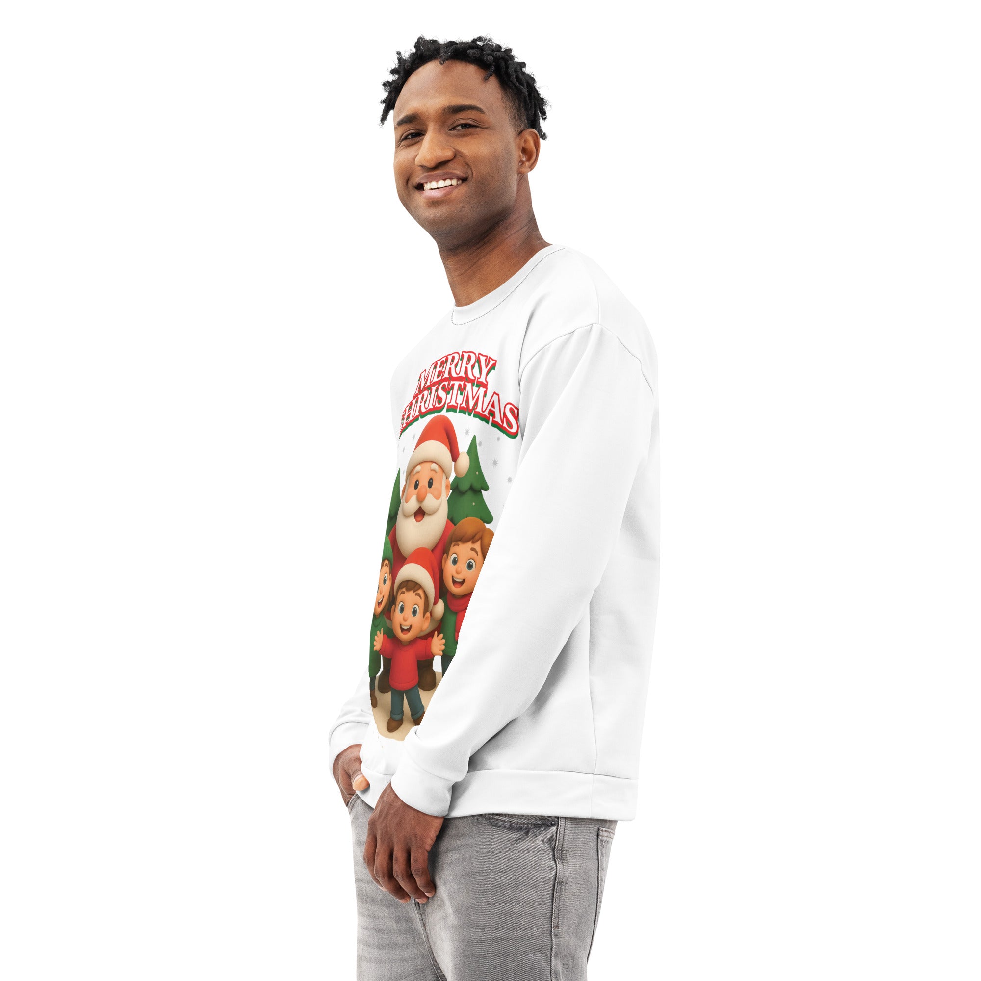 Unisex cotton sweatshirt (Merry Christmas)