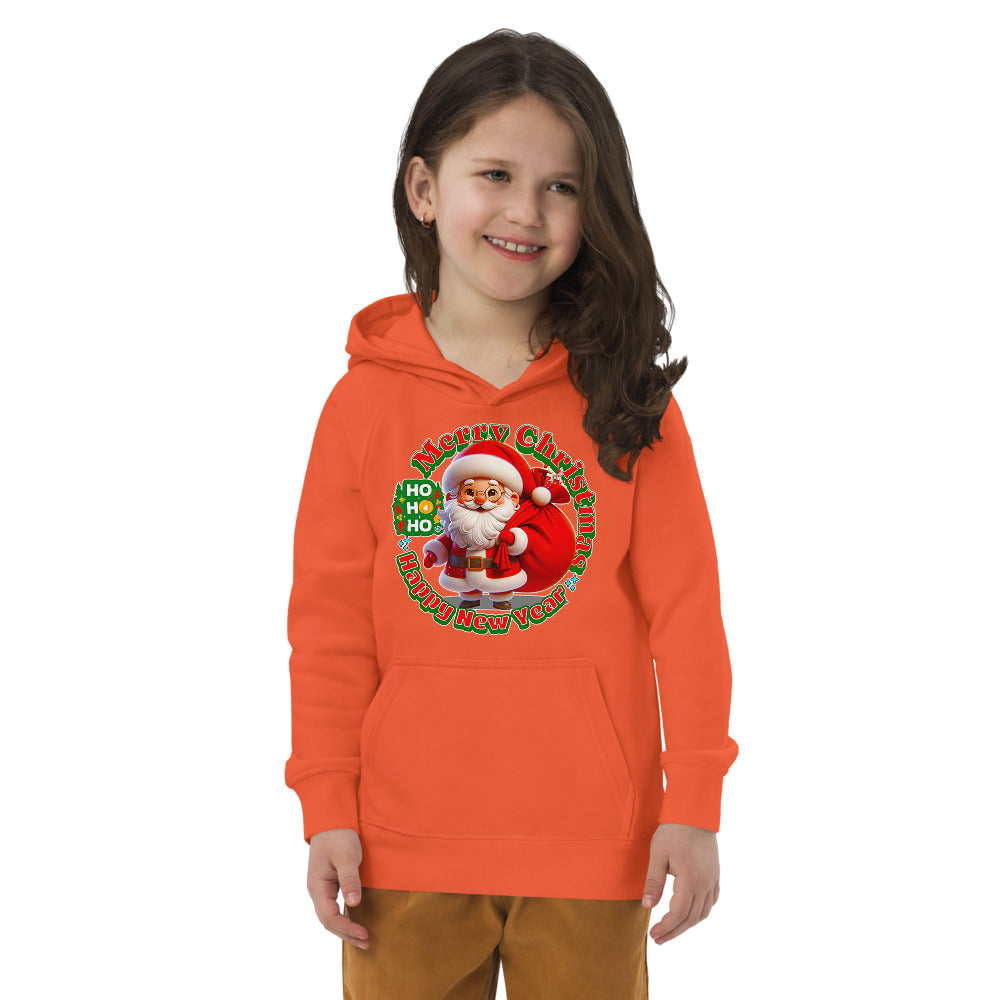 Kids eco hoodie (Merry Christmas)