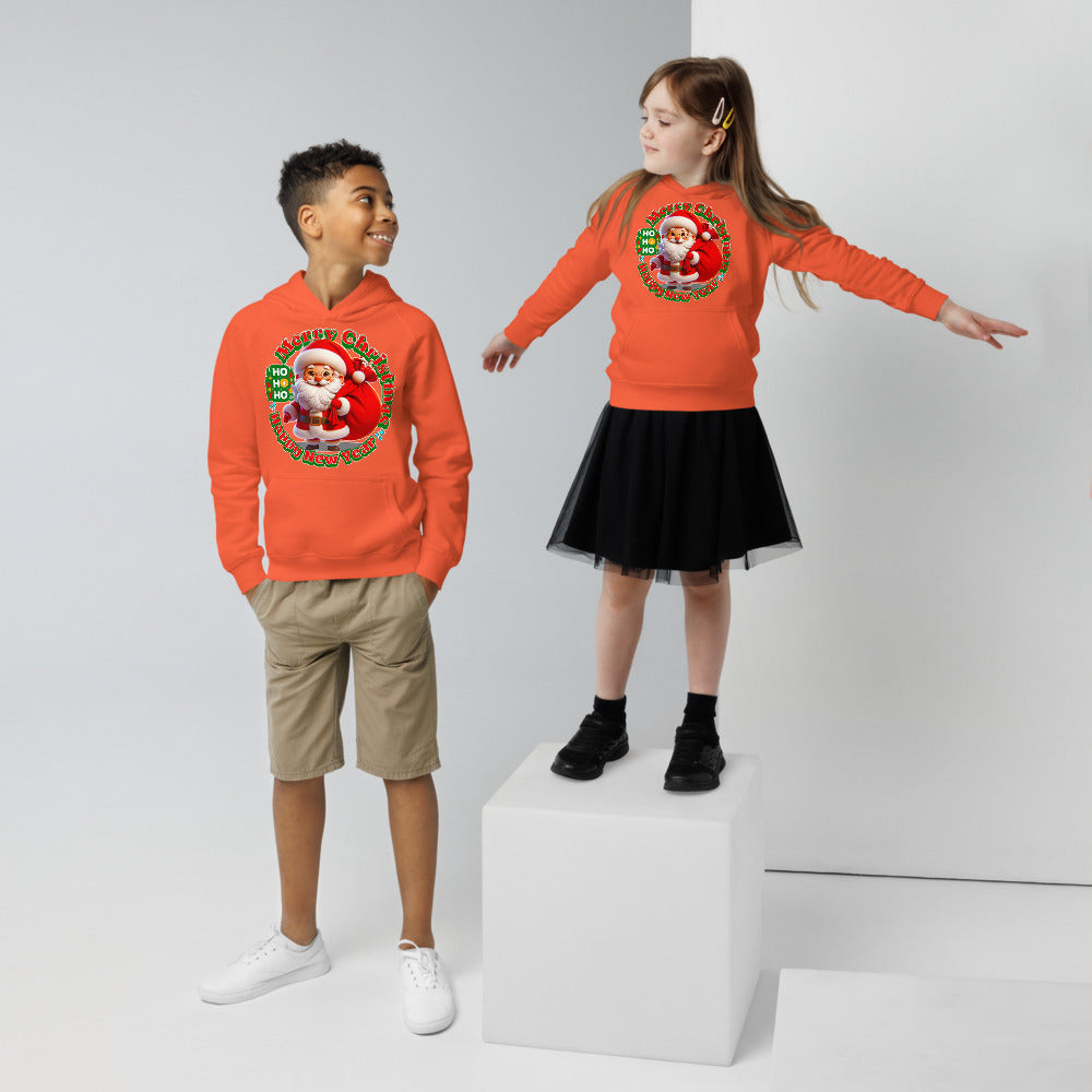 Kids eco hoodie (Merry Christmas)
