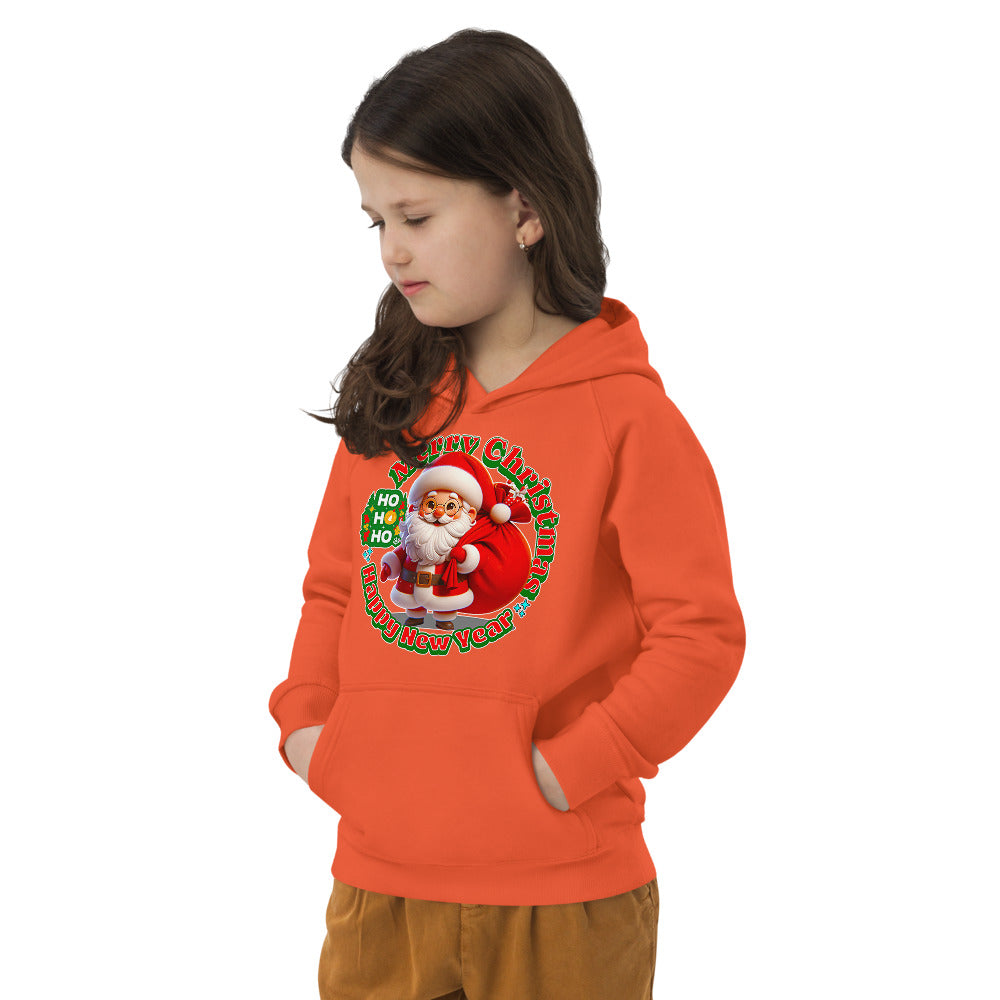 Kids eco hoodie (Merry Christmas)