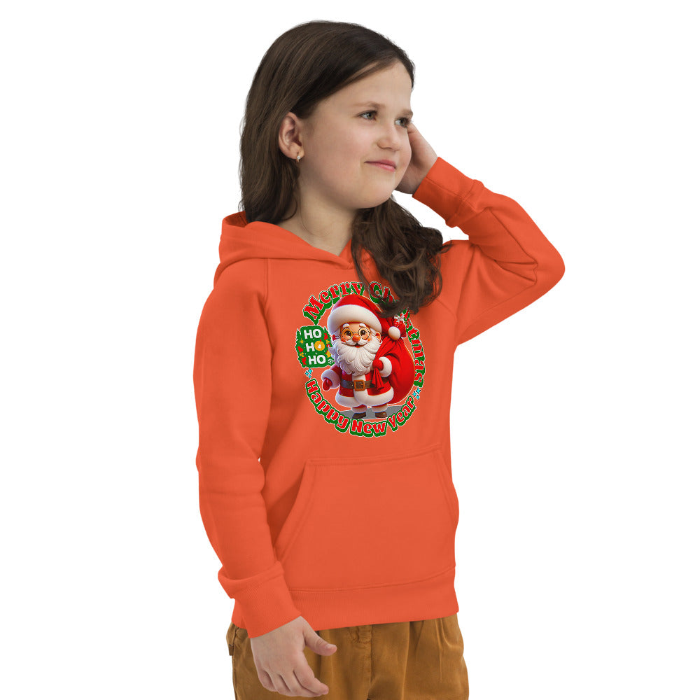 Kids eco hoodie (Merry Christmas)