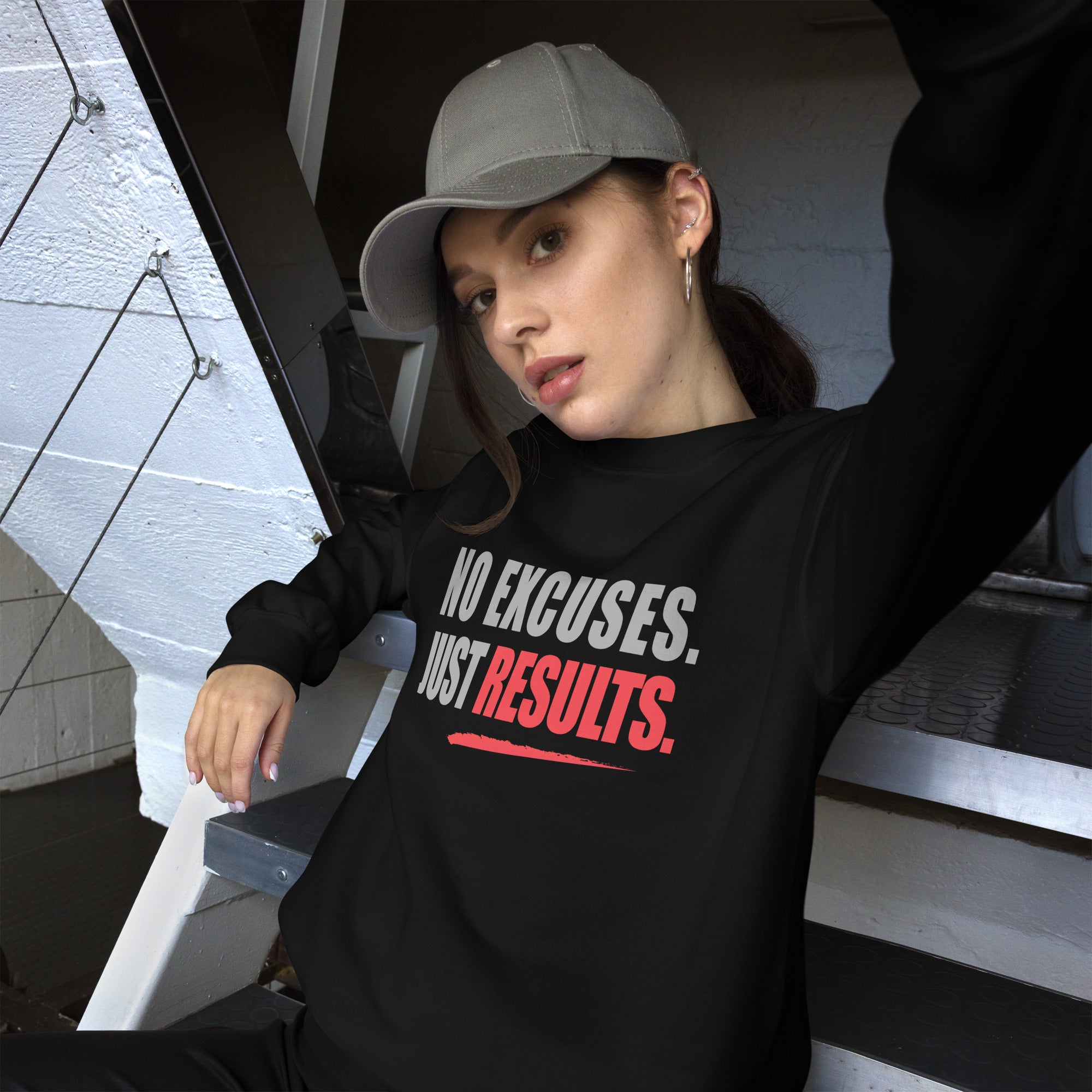 Unisex Sweatshirt (No Excuses, Just Results)